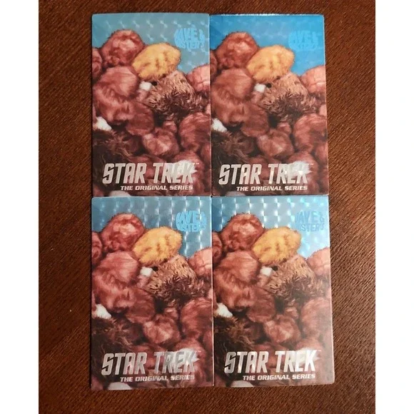 Dave and Busters Star Trek TOS Foil Arcade Card Tribbles 4 Total