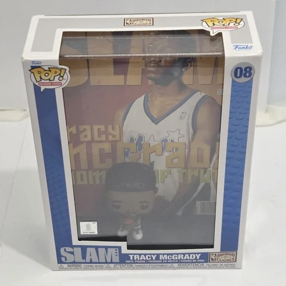 Funko Pop NBA Slam Cover Tracy McGrady 08 Orlando Magic Hardwood Classics