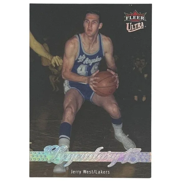 2007 Ultra Blank Back #255 Jerry West Los Angeles Lakers