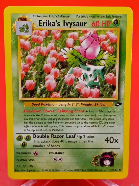 Erika's Ivysaur 41/132 Gym Heroes LP Pokémon TCG