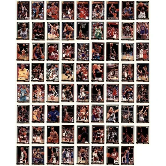 (71) 1992 Topps Gold Basketball Card Lot