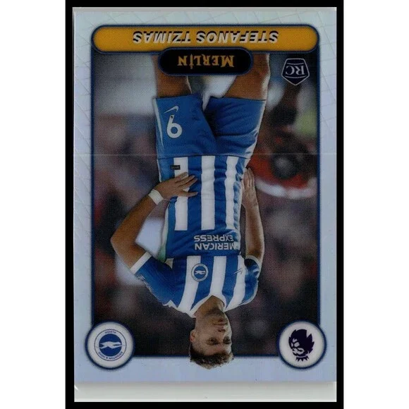 2026 Merlin Premier League #50 Stefanos Tzimas Refractor