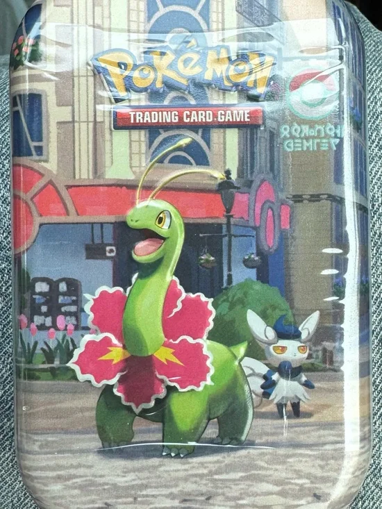 Pokemon Trading Card Game Tin - Green, Pink, Blue