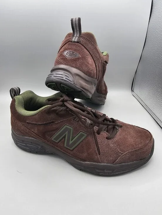 New Balance 608 v3 Brown Suede Green Shoes Sneakers MX608V30 Size 9 D Mens Shoes
