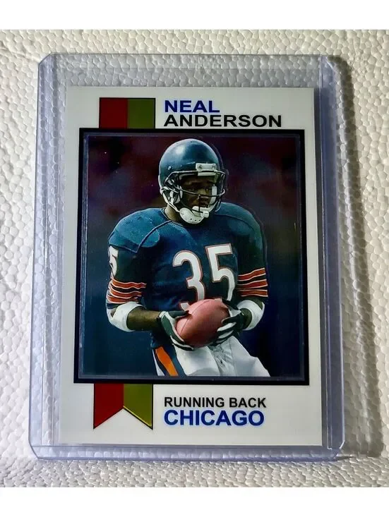 Neal Anderson 2023 Topps 1973 NFL #1973-6 Football Card Chicago Bears