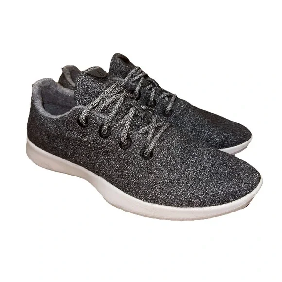 Allbirds Men's Wool Runner NZ Shoes Dark Grey Size 12 Washable‎ EUC