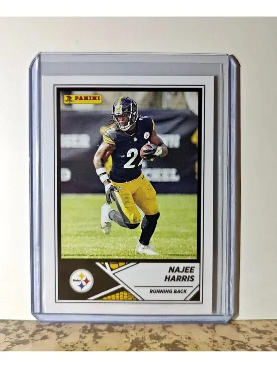 Najee Harris 2024 Panini NFL #13 Sticker Card Pittsburgh Steelers