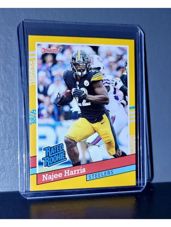 Najee Harris 2021 Panini NFL Rated Rookie Retro #11 Rookie Card 1/2231