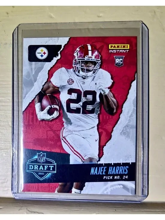 Najee Harris 2021 Panini NFL Instant Draft Night #15 Rookie Card 1 of 1592