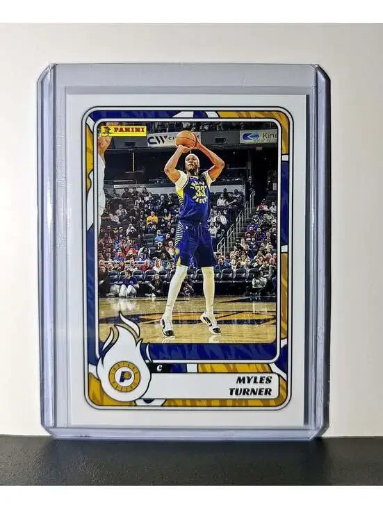 Myles Turner 2024-25 Panini NBA #32 Sticker Card Indiana Pacers