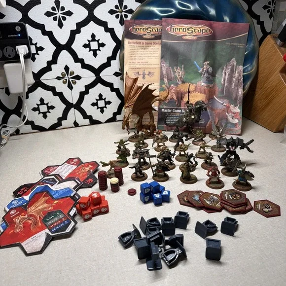 2004 Heroscape Valkyrie Replacement Tokens Cards Dice Glyphs Markers Game Pieces