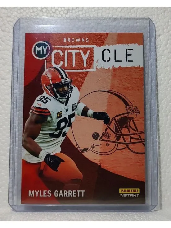 Myles Garrett 2023 Panini NFL #7 My City Football Card Browns 1/344