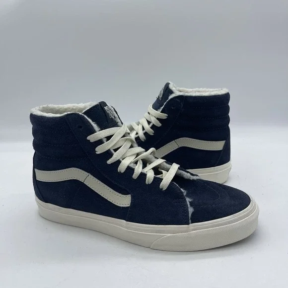 VANS Sk8-Hi Cozy Hug 508731 Men's Size 7.5 / Women's 9 Shoes Parisian Night Blue