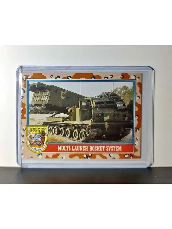 Multiple Launch Rocket System 1991 Topps Desert Storm #163 Card