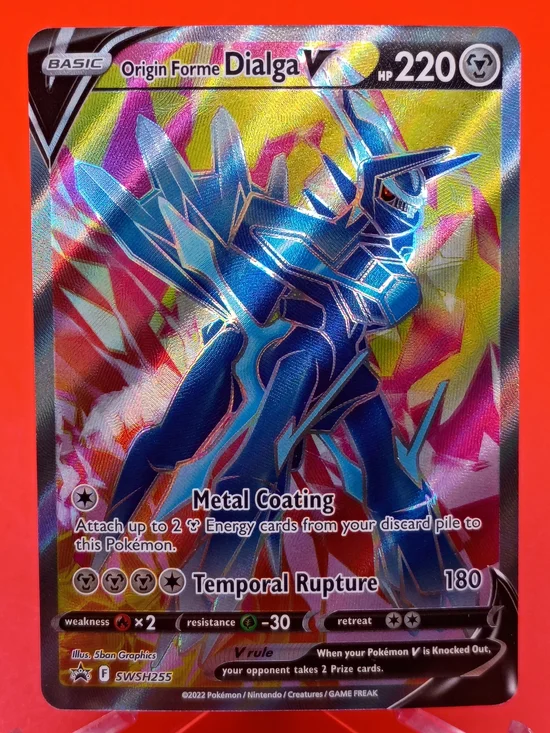 Origin Forme Dialga V SWSH255 Black Star Promo Near Mint Pokémon TCG