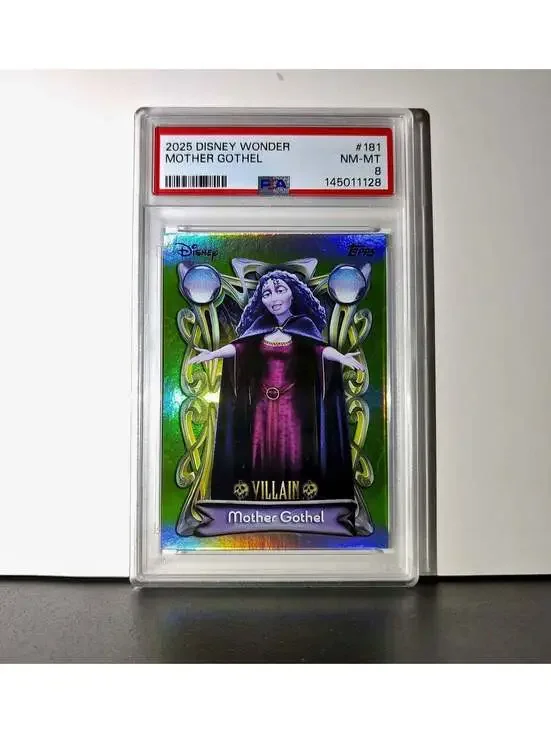 Mother Gothel 2025 Topps Disney Wonder #181 Card Tangled PSA 8