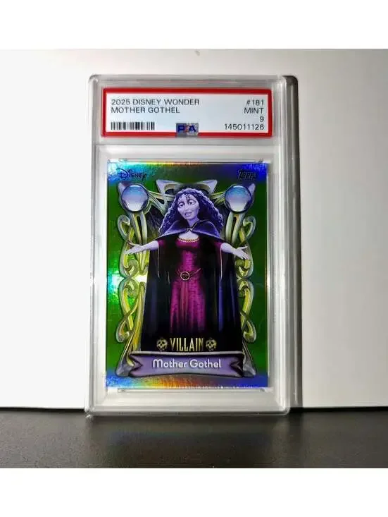 Mother Gothel 2025 Topps Disney Wonder #181 Card Tangled PSA 9