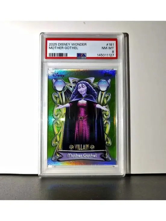 Mother Gothel 2025 Topps Disney Wonder #181 Card Tangled PSA 8 NM-MT