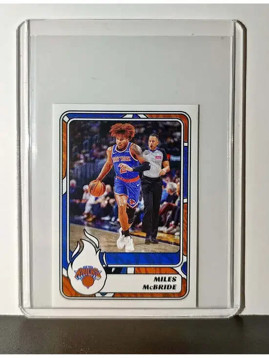 Miles McBride 2024-25 Panini NBA #231 Sticker Card New York Knicks