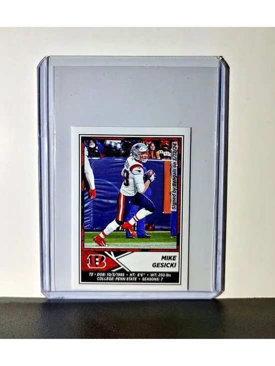 Mike Gesicki 2024 Panini NFL Sticker #127 Cincinnati Bengals