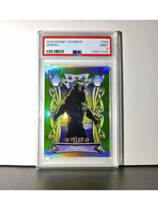 Mor'Du 2025 Topps Disney Wonder #182 Card Brave PSA 9