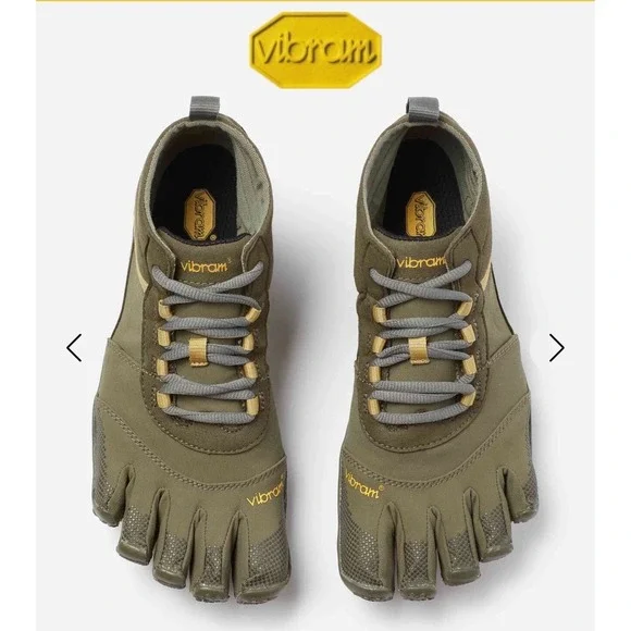 VIBRAM V-Trek Finger Hiking Shoes Size 12-12.5 NEW Military Dark Grey Gorpcore