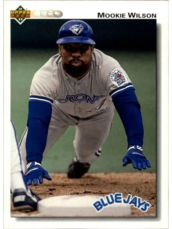 Mookie Wilson 1992 Upper Deck MLB #391 Baseball Card Toronto Blue Jays