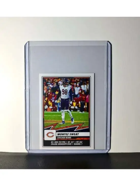 Montez Sweat 2025 Panini NFL #367 Sticker Chicago Bears