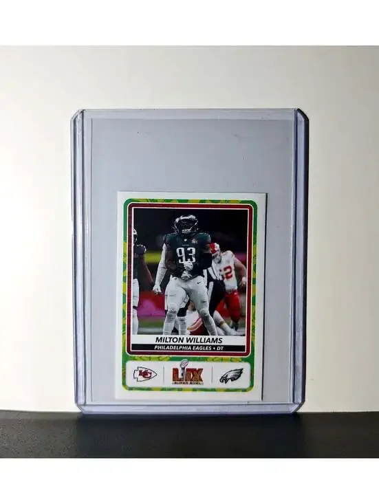 Milton Williams 2025 Panini NFL Super Bowl LIV #34 Sticker