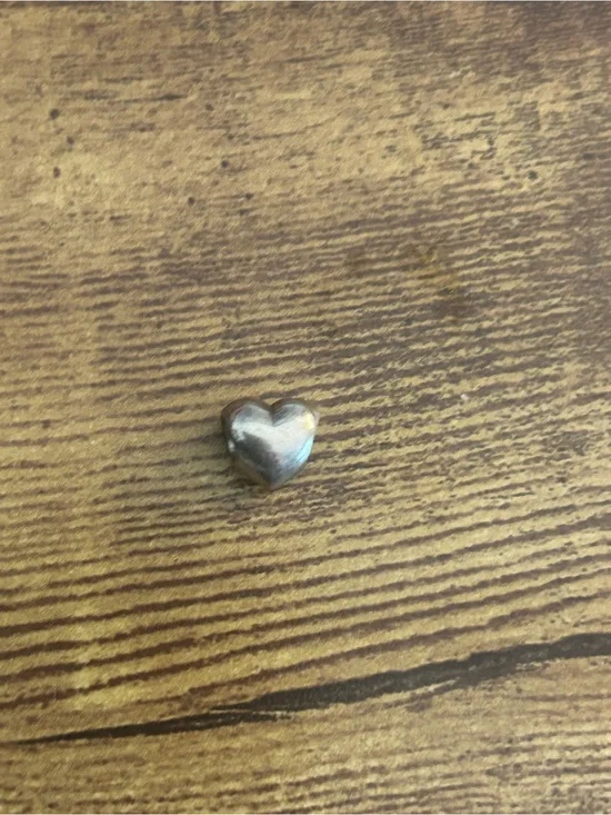 Big Smooth Heart Charm