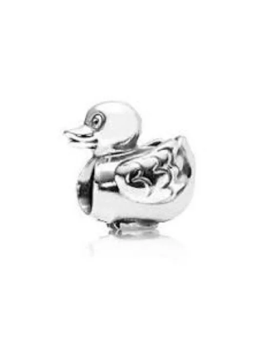 Pandora retired Duck Charm - Silver