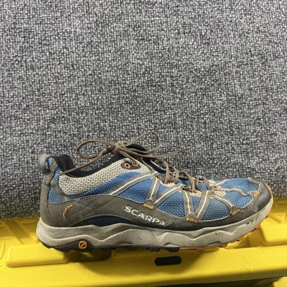 Scarpa Ignite Shoes Unisex Size 11? Blue Mesh Trail Running Hiking Athletic