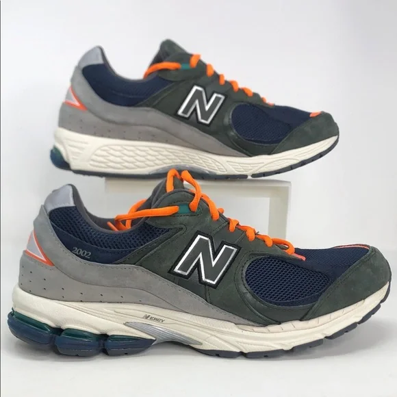 New Balance 2002RF Defense Green Orange Men’s Running Shoes - Size 13