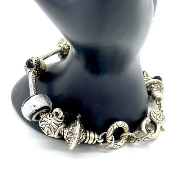 Silver Plated Charm Bracelet