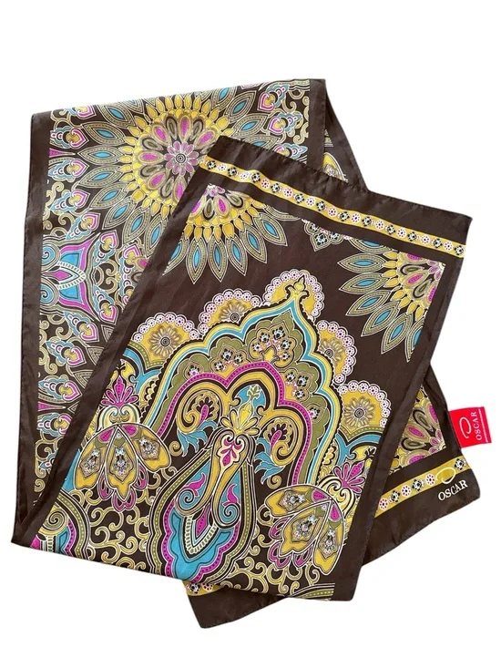 Oscar De La Renta Silk Scarf