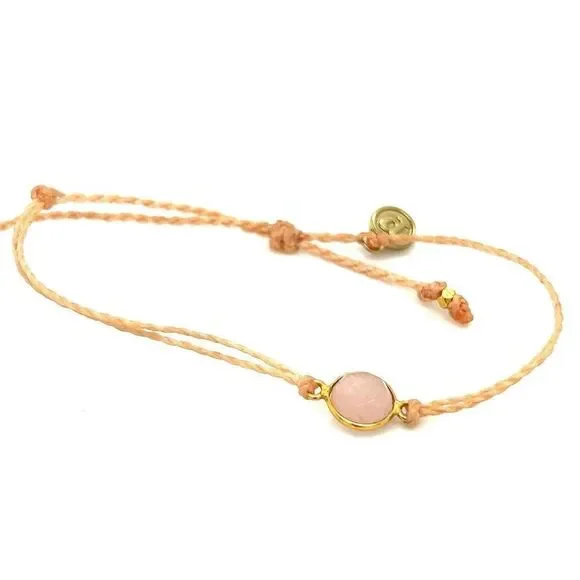Pura Vida Pink Quartz Bracelet‎