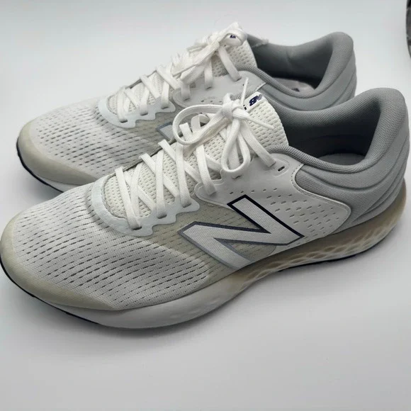 New Balance 520v7 White Gray Running Shoes Men's 14 4E Extra Wide M520RW7