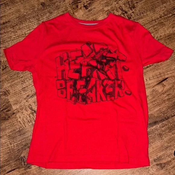 Red Graphic kids Shirt size 8