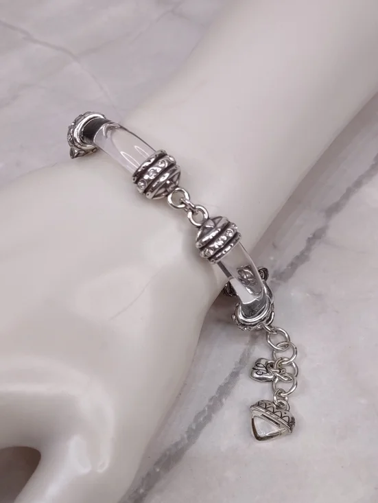 Brighton Clear Lucite Bar Bracelet