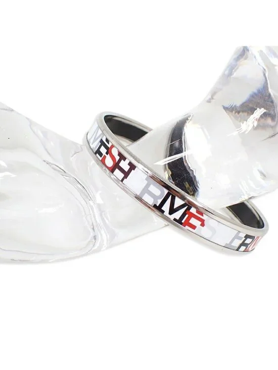 Hermes Enamel Bangle Bracelet