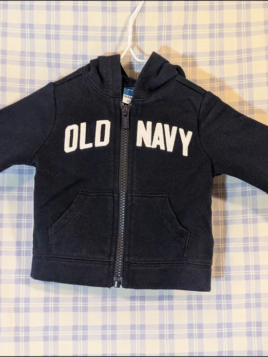 Old Navy Kids' Navy Zip-Up Hoodie