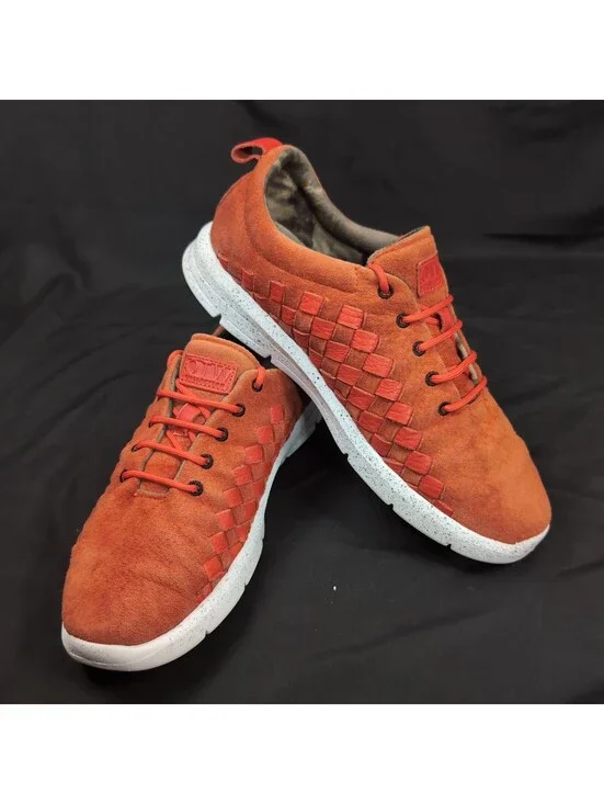 Men's shoes Vans Tesella (HyperSat) Orange/White Size 10