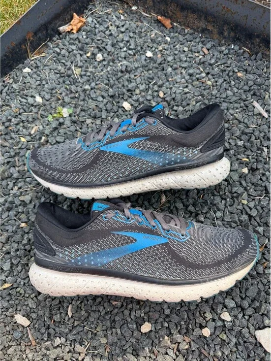 Brooks Glycerin 18 Black/Blue Size 9M 10.5W