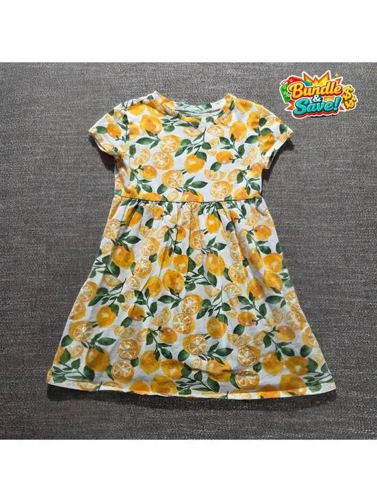 Old Navy Short Sleeve LemonDress Size 5T #1045