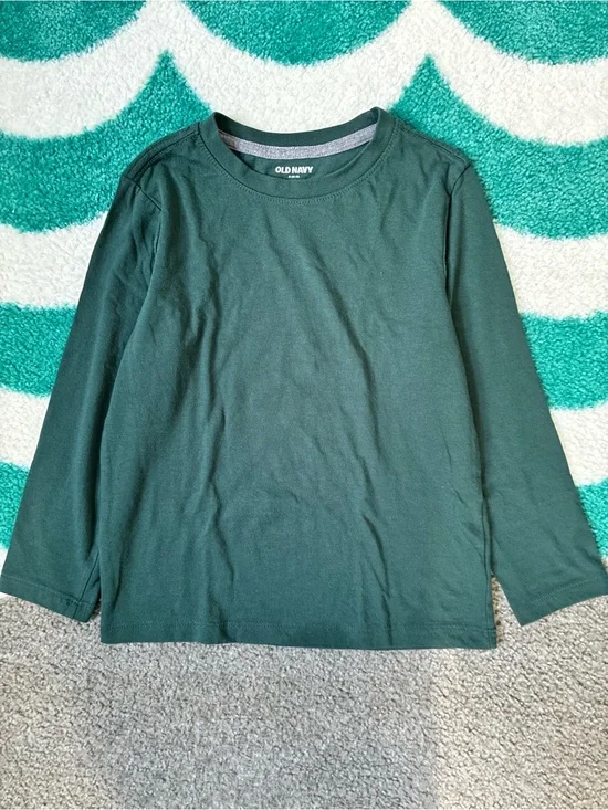 Old Navy Softest Long Sleeve Tee (Green) Size S (6-7)