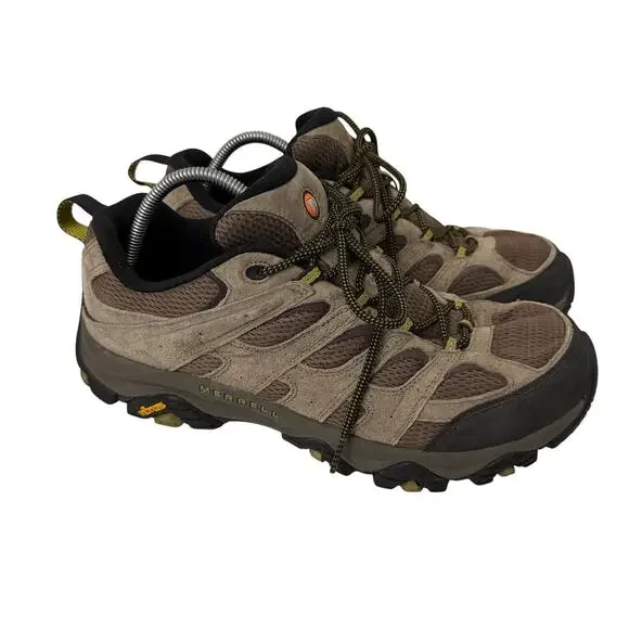 Merrell Moab 3 Hiking Shoes Men's Size 11.5 Wide Walnut Low Top Vibram