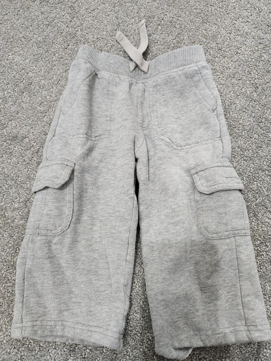 Old Navy Light Gray Cargo Sweatpants for Kids 18-24mth