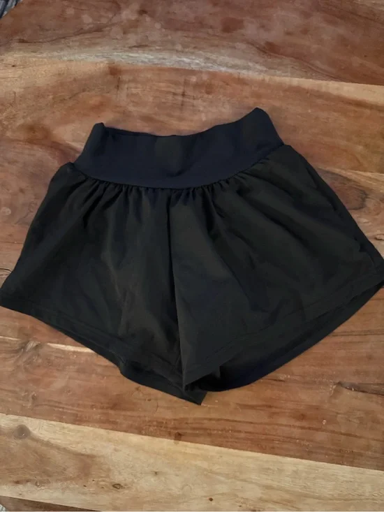 Black Girls High-Waist Athletic Shorts