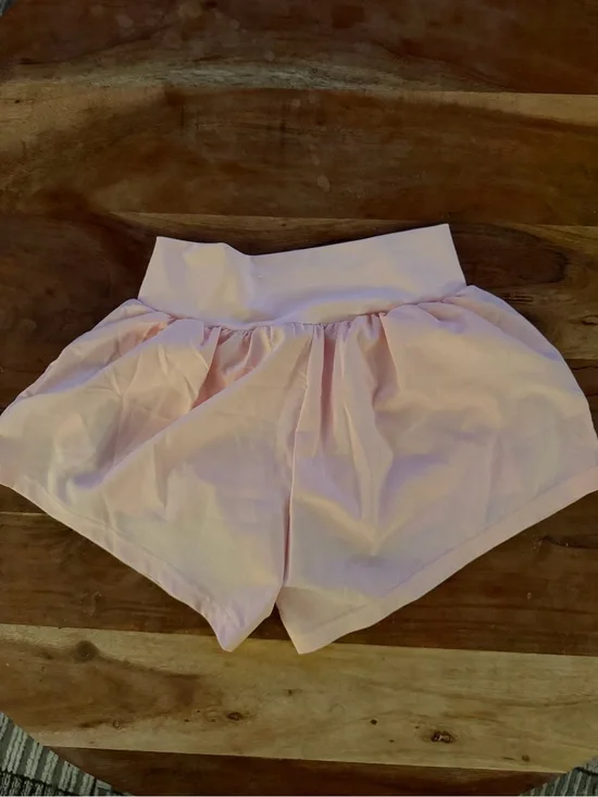 High-Waist Pink Girls Shorts