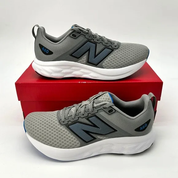 New Balance 460 v4‎ Mens Running Shoes Size 7 Grey Breathable Mesh NEW M460LG4